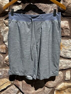 Lululemon Men’s T.H.E. Short Liner Heather Allover Sea Salt Size Medium